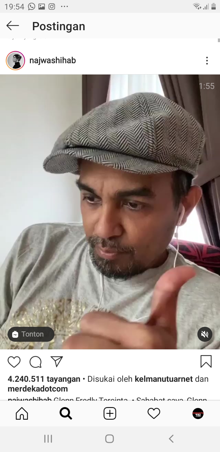 Najwa Shihab Baru Sadar Saat Melihat Video Glenn Sedang Sakit