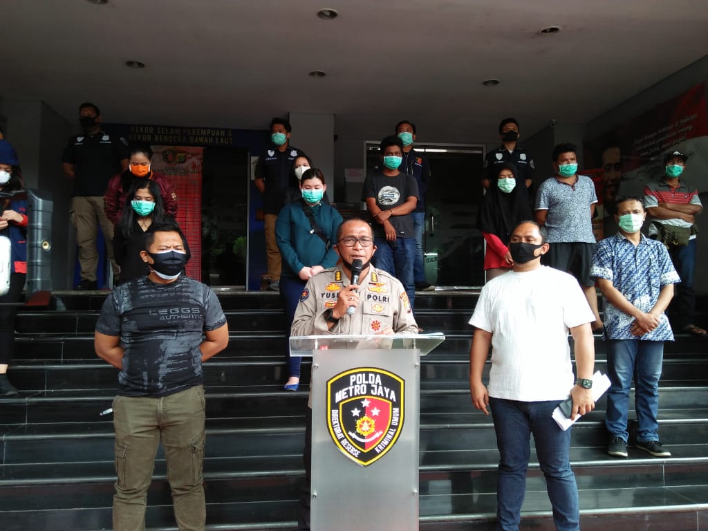 Delapan Belas Orang di Benhil dan Sabang Ditangkap Polda Metro Jaya, Langgar PSBB