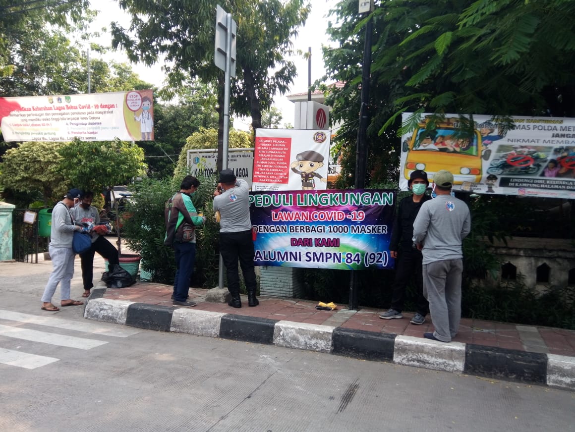 Alumni SMPN 84 Jakarta Utara Peduli Covid-19
