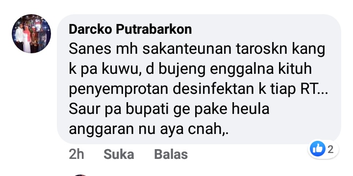 Kepala Desa Cimungkal Menjawab Pertanyaan Warganet Dengan Kerja Nyata