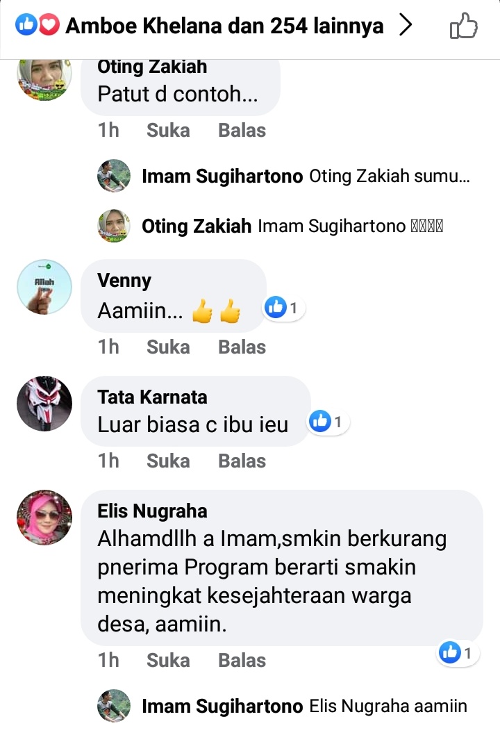 Seorang Ibu Mengundurkan Diri Dari Keanggotan Penerima Bansos Program Keluarga Harapan
