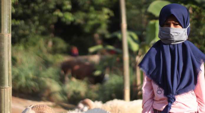 Doa Harapan Sella, saat Gelaran Pemotongan Hewan Qurban di Yayasan Mandiri Amanah