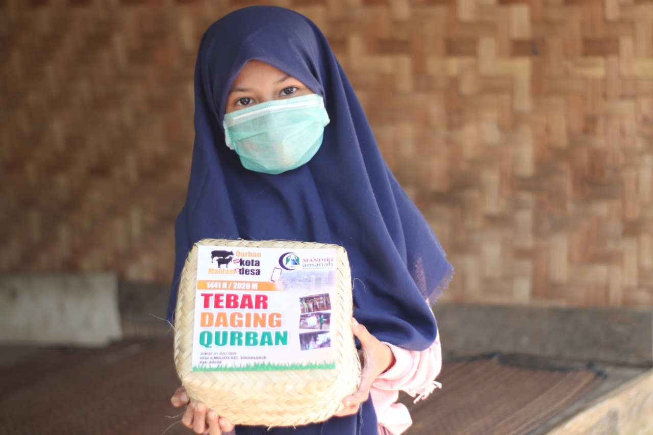 Doa Harapan Sella, saat Gelaran Pemotongan Hewan Qurban di Yayasan Mandiri Amanah