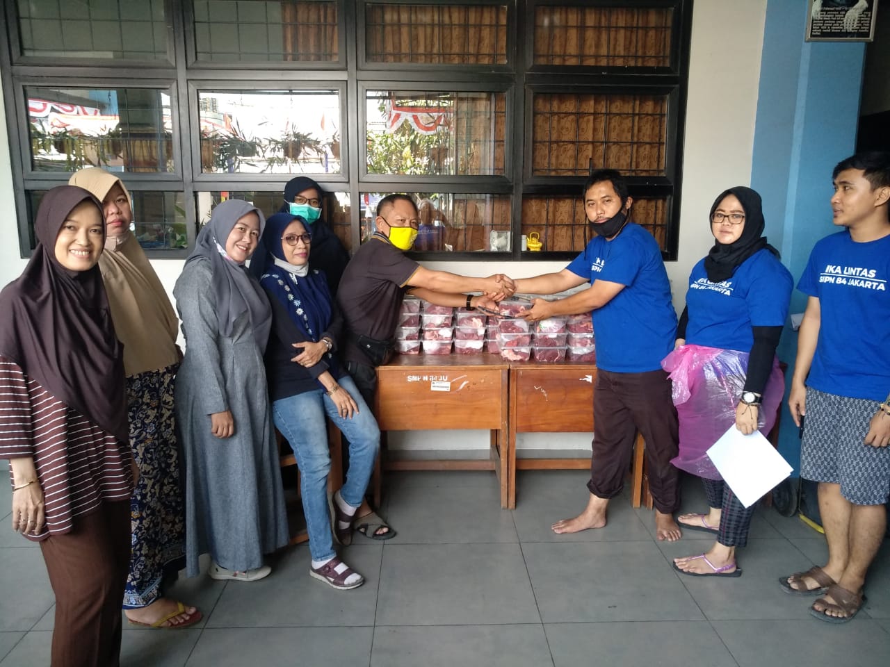 Alumni SMPN 84 'Berani', Melaksanakan Qurban Ditengah Tengah Pandemik Covid-19