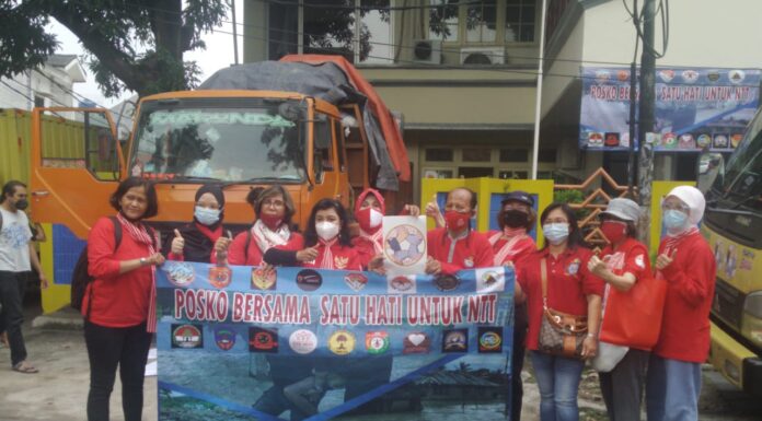 DPD DKI Jakarta Gercin Bersama DPC Lima Kota, Galang Bansos untuk Korban Bencana di NTT. Foto: Arman/ Jakarta terkini.id.